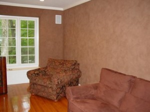 Special Effect using paint in the living room