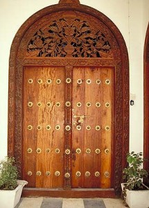 Artistic Door Lamu