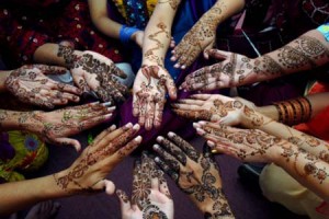 Henna decoration for Eid celebrations