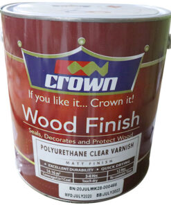 Crown Polyurethane Clear Varnish Matt