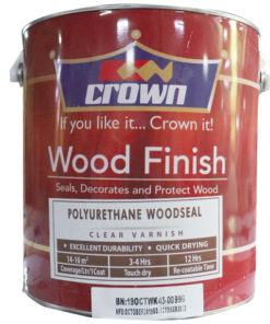 Crown Polyurethane Clear Varnish