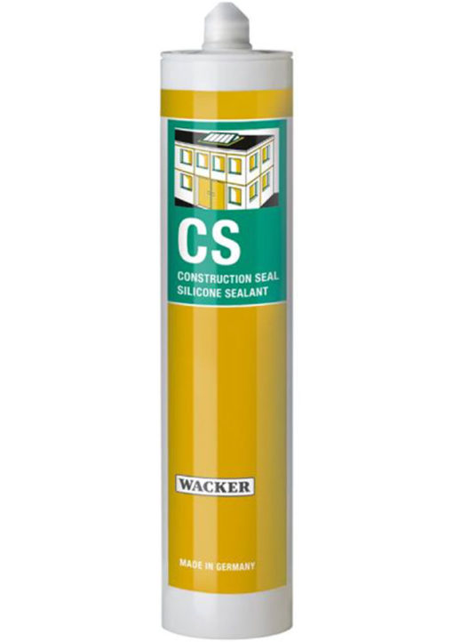 Wacker Construction Sealant CS is a multi-purpose neutral silicone sealant with outstanding adhesion for construction and exterior weather sealing