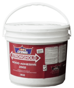 Stronghold Wood Adhesive is a high-quality P.V.A adhesive designed for the jointing and bonding of timber and plywood.