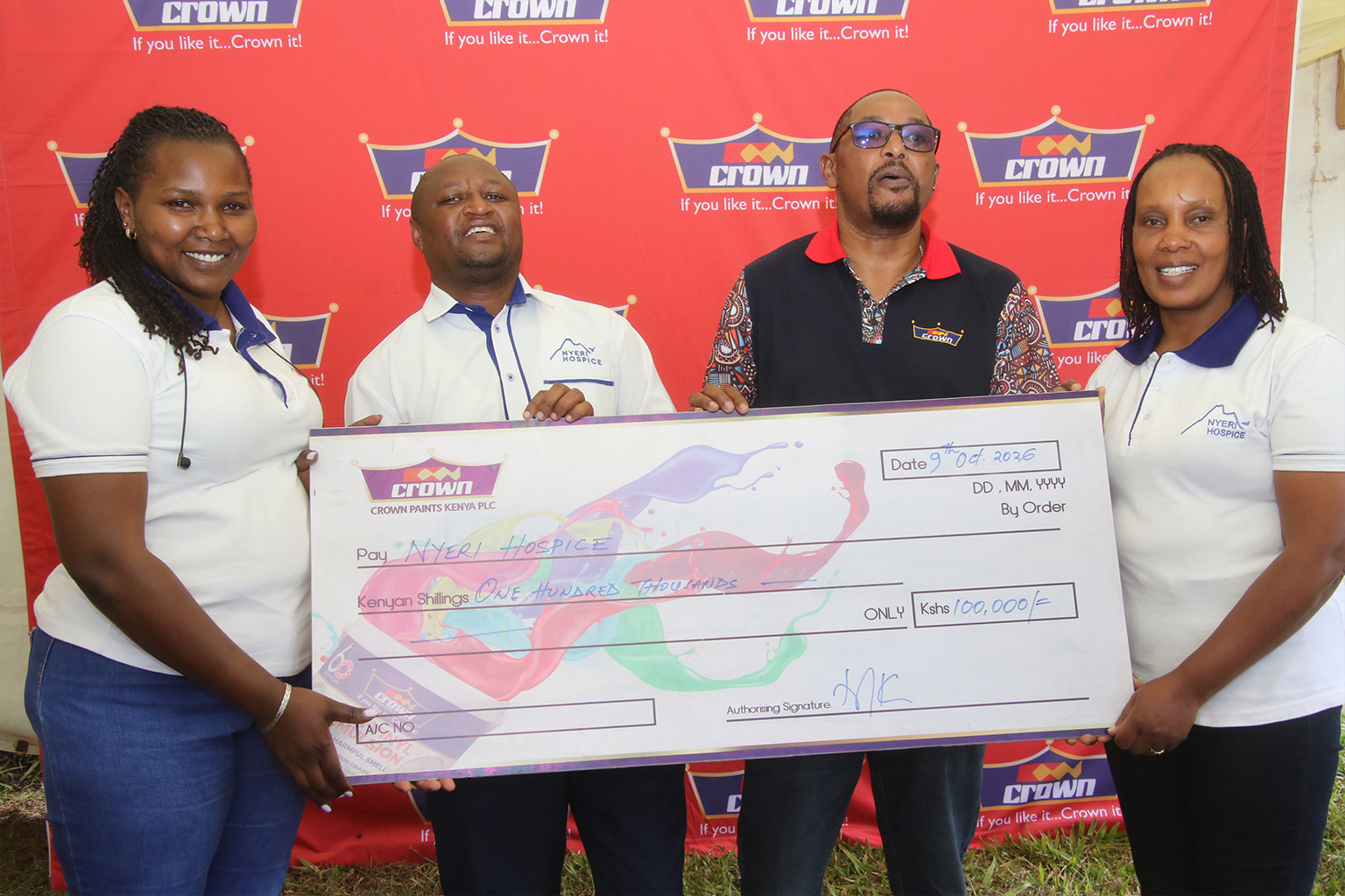 Crown Paints Joins Nyeri Hospice to Champion Compassionate Care and Community Well-being