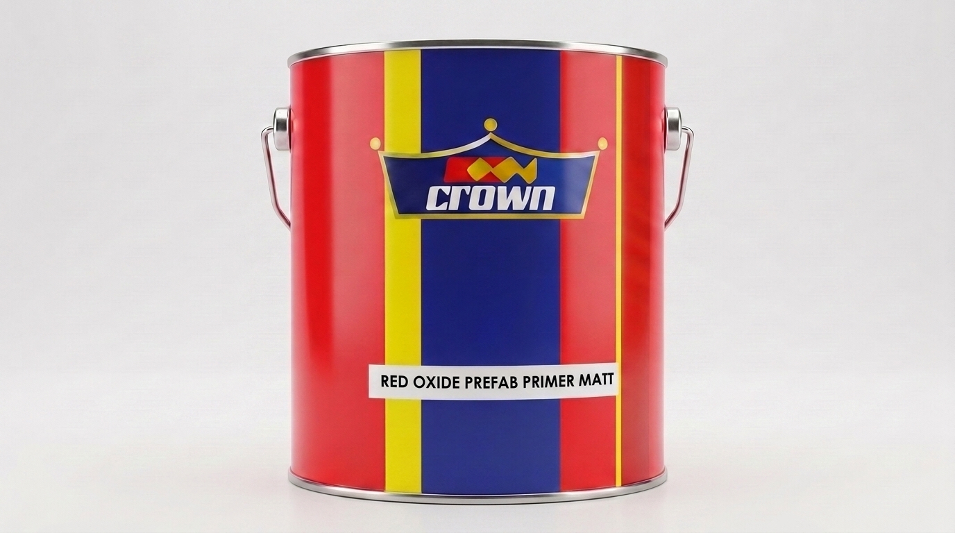 Photo of Crown Pre-fabrication Primer Red Oxide Matt