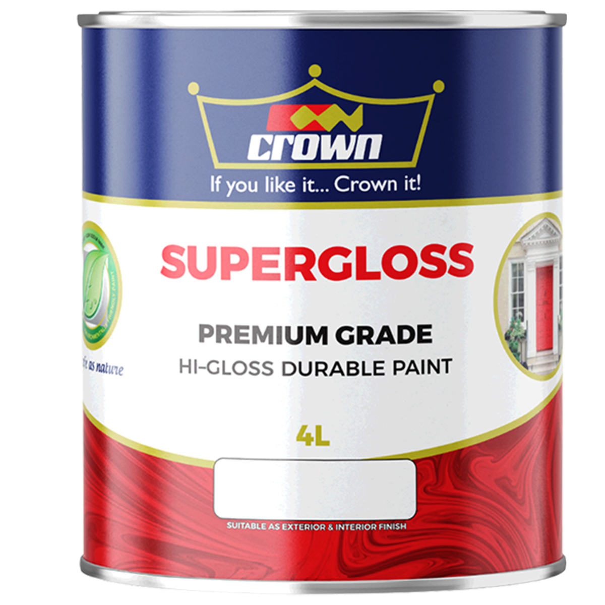 Photo of Crown Super Gloss Enamel (Solvent Based Enamel)