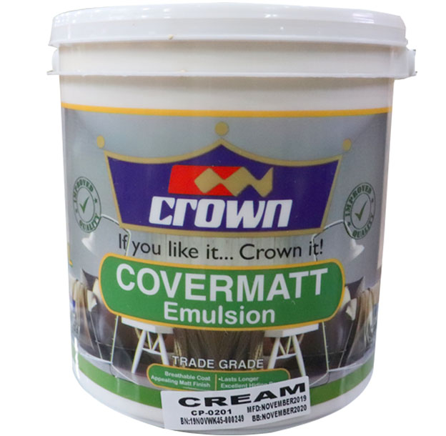Crown Covermatt Emulsion Crown Paints Kenya PLC