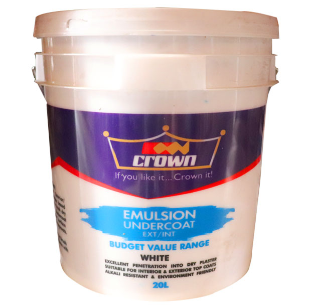 Crown Emulsion Undercoat EXT/INT 20L Crown Paints Kenya PLC